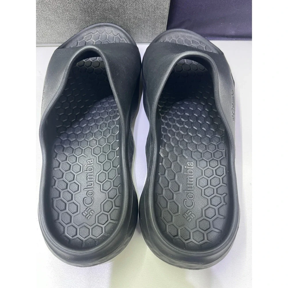 Columbia Thrive Revive Mens Black Slide Sandals YM3437-010 Size 12